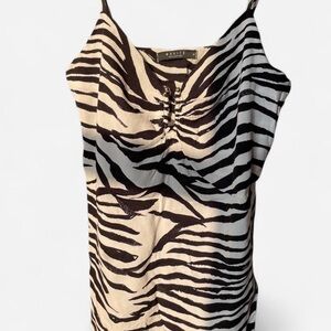 Mojito Collection Black and White Zebra Camisole